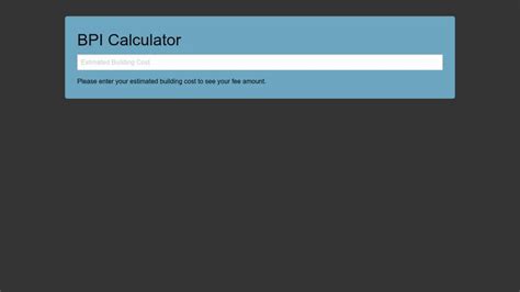 bpi calculator.